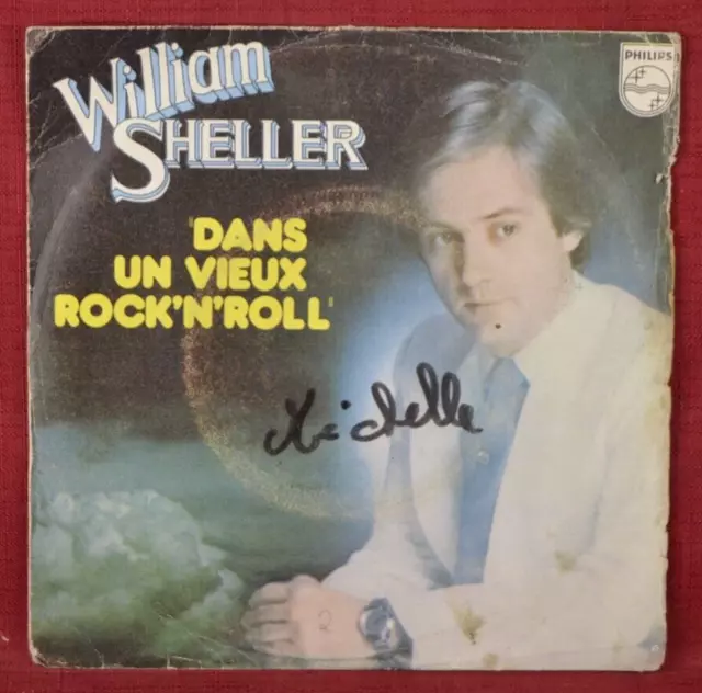 dans un vieux rock n roll william sheller - disque vinyle 45 tours