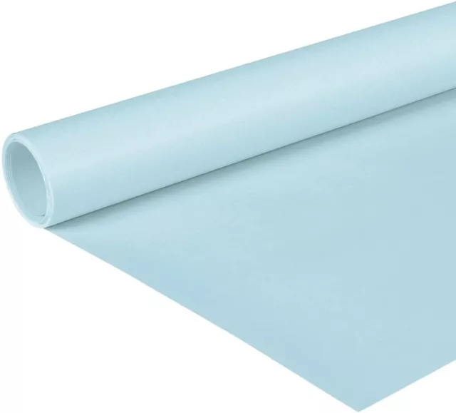 Pack Of 2 Gift Wrapping Paper roll Eco Kraft Paper Wrap (Pastel Blue)