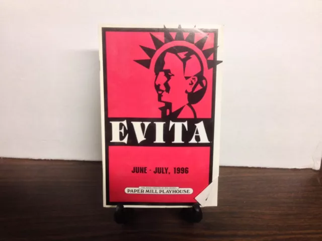 PLAYBILL June-July 1996 Evita Paper Mill Playhouse