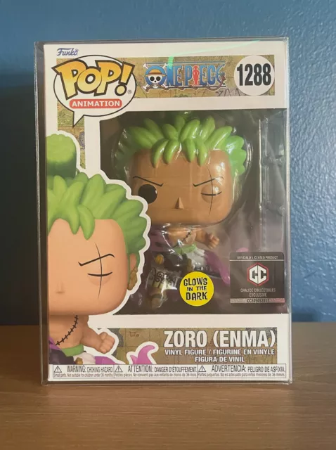 Chris Sabat Signed One Piece #1288 Zoro (Enma) Funko Pop! Vinyl Figure  (JSA)