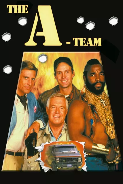 1983 The A Team Poster Print BA Baracus Hannibal Faceman Murdock Mr. T 🍿
