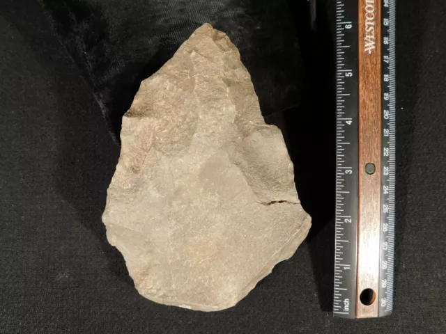 BIG! One Million Year Old! Early Stone Age ACHEULEAN HandAxe ASSA Morocco 535gr