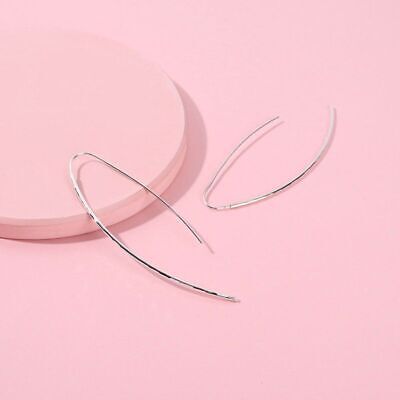 Copper Wires Hoop Earrings Fashion Geometric Hoops Earring Women's Jewelry 1pair