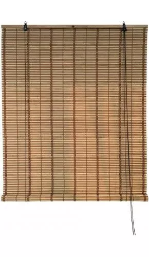 Tapparella tenda arella midollino Bamboo Folk colore naturale 120xH250 cm