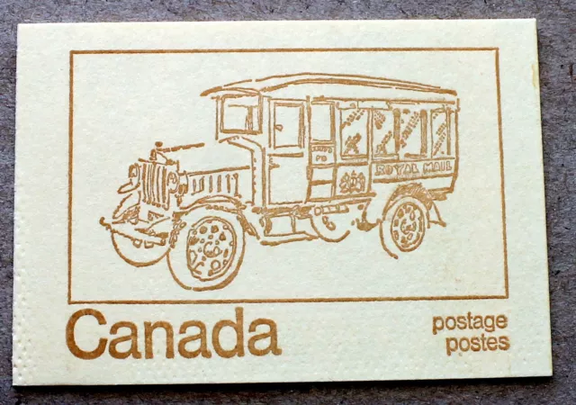 Canada 1971  #BK69  544a se-tenant pane of 6 booklet Model "T" Convey Mail  1914
