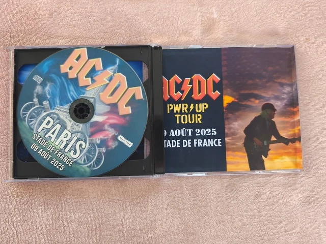 DOUBLE CD LIVE AC/DC Paris Stade de France - 2025-08-09 Good audience ...