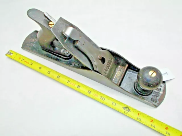STANLEY BAILEY Vtg Type 14 No.5 SW Woodworkers Wood Plane 1-31/32" Wide Cut, USA