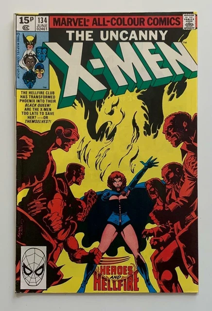 Uncanny X-men #134 KEY 1st Appearance Dark Phoenix (Marvel 1980) VF+ Bronze age
