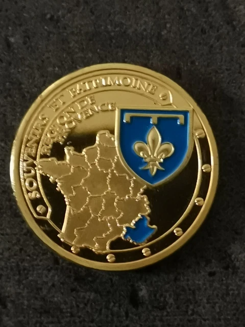 JETON TOURISTIQUE 31 mm DORE PROVENCE 2013 / SOUVENIRS ET PATRIMOINE TOKEN