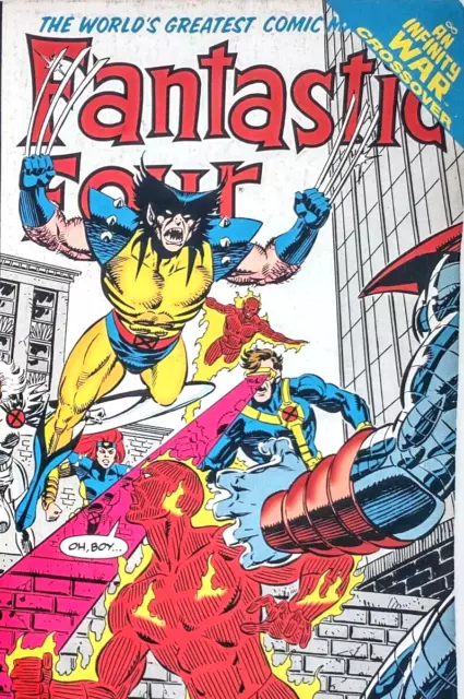 1992 Marvel Comics Fantastic Four #368 Comic Book An Infinity War Crossover