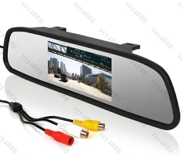 4.3" LCD AUTO DVD / AV TFT Display Umkehrbild Monitor Innenspiegel Rueckspiegel
