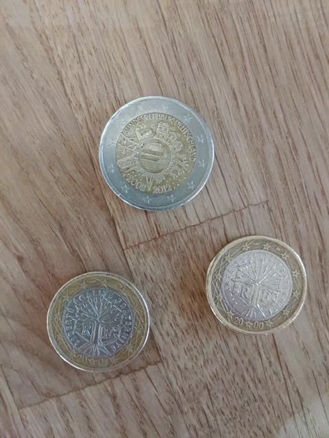 Pièces de Monnaie Euros - Rare Lot 2/1 - 1/2