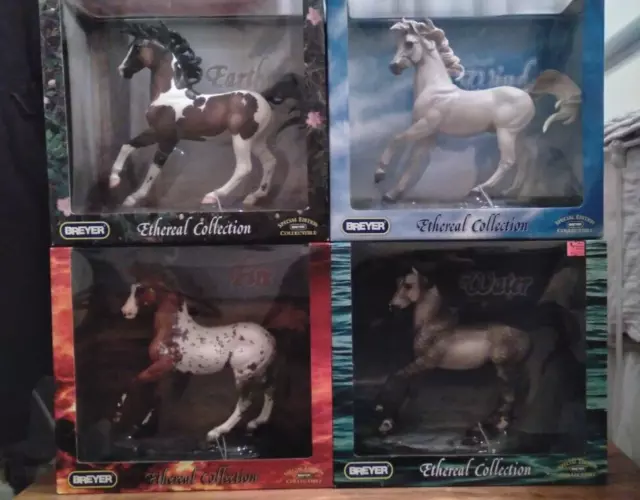 Breyer -Ethereal Collection - Earth, Wind, Fire and Water NIB set or individual