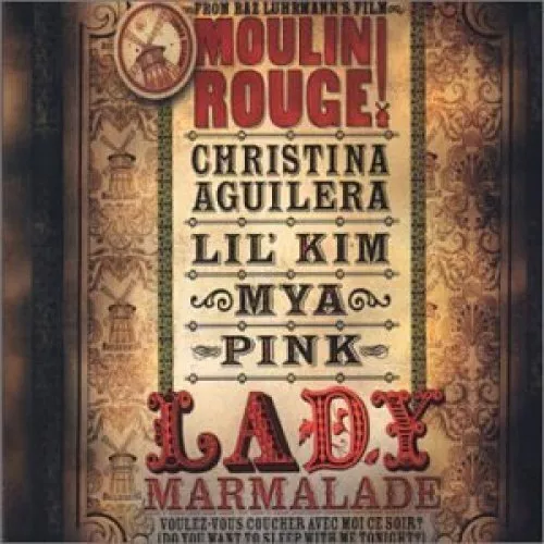 Christina Aguilera - Single-CD - Lady marmalade (2001, & Lil' Kim, Mya, Pink)