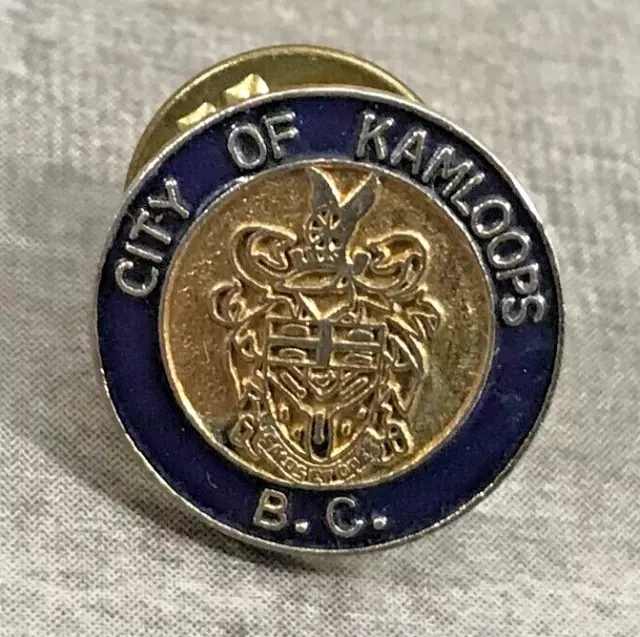 City Of Kamloops B.C. British Columbia Canada Lapel Hat Jacket Vest Souvenir Pin