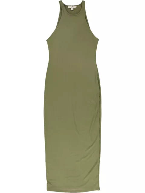 CULPOS X INC Womens Green Unlined Pullover Sleeveless Midi Body Con Dress M