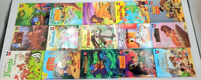 Walt Disneys Wonderful World Of Reading 15 Childrens Book Bundle