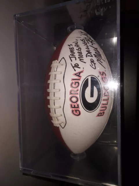 AUTOGRAPHED MARK RICHT Georgia Bulldogs Football 336.32 PicClick CA