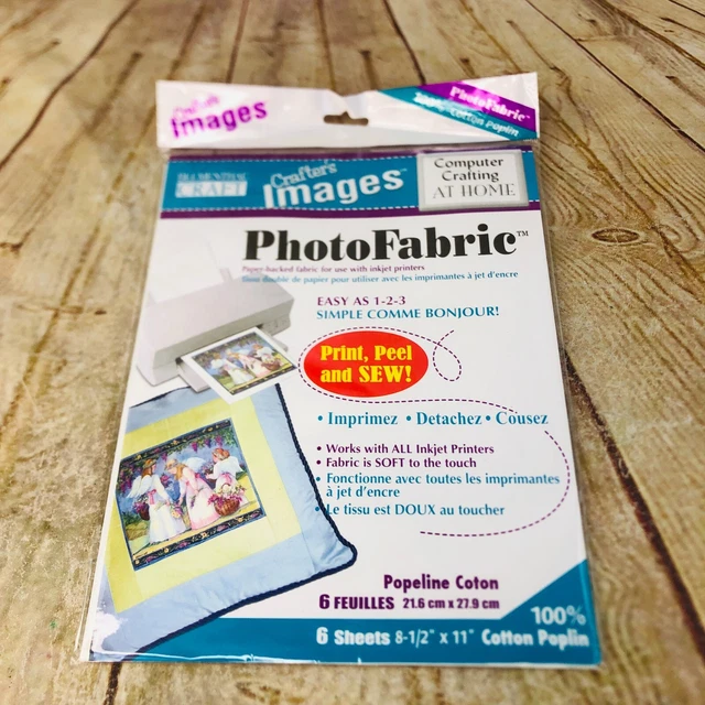Blumenthal Craft Photo Fabric 100% Cotton Inkjet Printer Computer Crafting