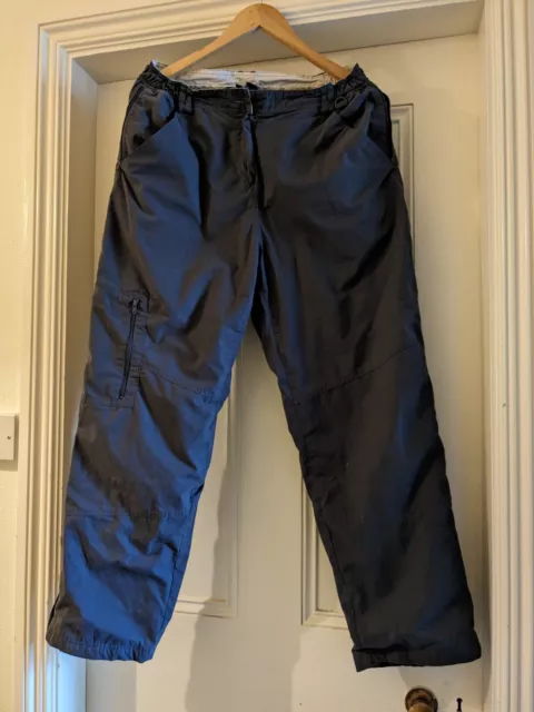 Peter Storm Womens Hiking Trousers Uk 14s Dark Grey. Good Condition .