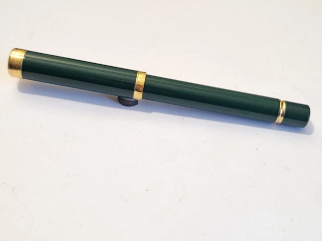 Stylo Plume Vintage Waterman Lady Charlotte Marbré - Avec étui Cuir Fauve - XXe Siècle