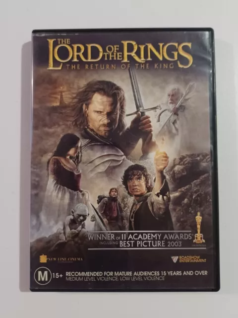 The Lord Of The Rings The Return Of The King DVD Region 4 GC Fantasy Free Post