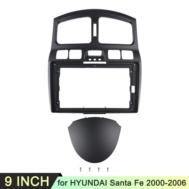 9 INCH Radio Fascia Frame for HYUNDAI SANTAFE 2000-2006 HAWTAI SANTAF 2006-2015