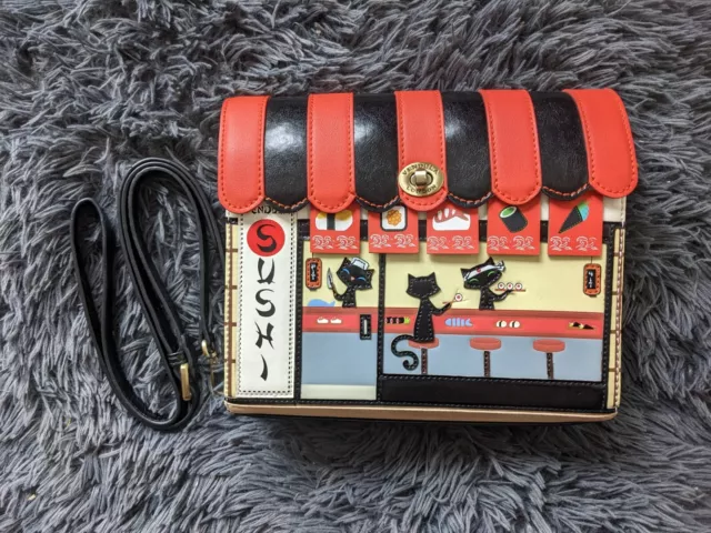 VENDULA LONDON SUSHI Cat Crossbody Bag EUR 119 23 PicClick IT