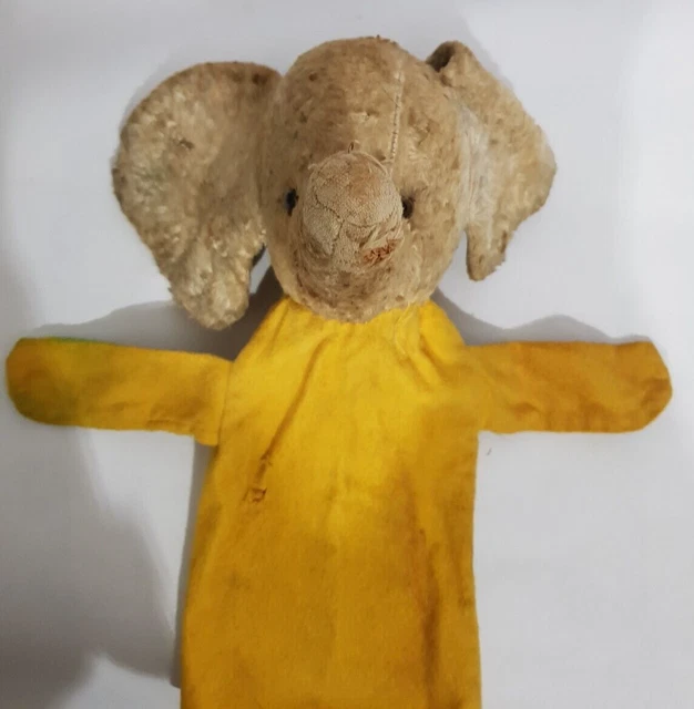 Marionnette à Main Vintage – Le Roi – Théâtre Guignol – 33 Cm
