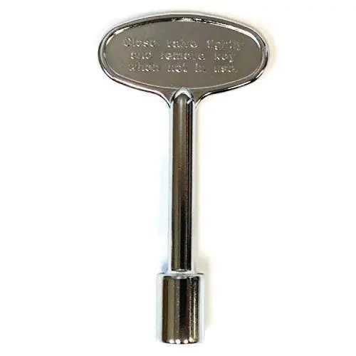 Midwest Hearth Universal Valve Key for Gas Fire Pits 3-Inch, Polished Chrome