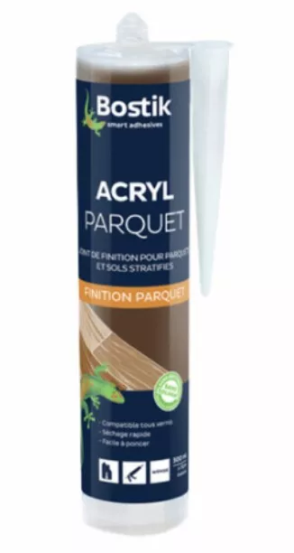 Mastic acrylique joint de finition couleur wenge acryl parquet 300ml BOSTIK