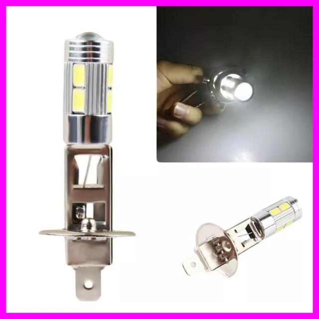 Ampoule Led H1 A 10 Smd Lampe Blanche En Xenon 6000K Pour Anti Brouillard 12V