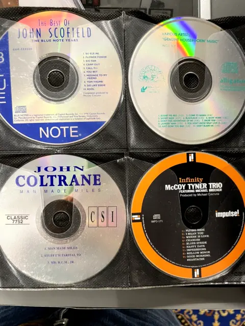 Lot Of Loose Cds - JAZZ CD's  in New Binder Miles Davis Et Al