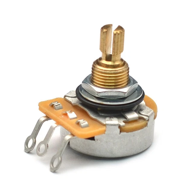 visage 15/19mm Cuivre pur 250/500k Guitare Potentiomètre Guitare électrique 8