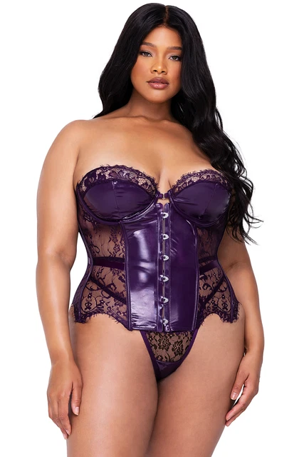 Roma Sugar Plum Bustier Set Adult Women Lingerie Li656