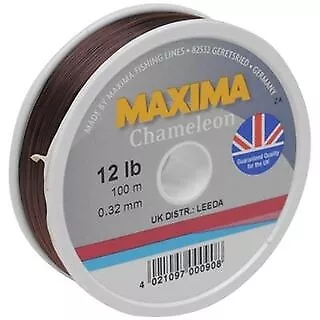 MAXIMA CHAMELEON MONO LINE 600m BULK SPOOL 6LB - 50LB £15.99