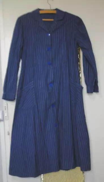 Dress Long Sleeve Blue Check Years 40/50 N° 105