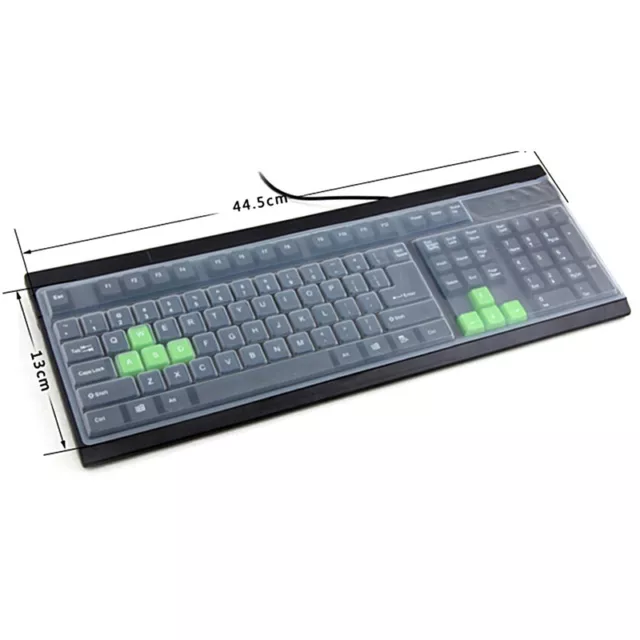 1PC Silikon-Schreibtisch-Computer-Tastatur-Abdeckungs-Haut-SchutR LN 2