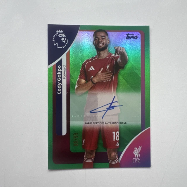 22-23 Topps Stadium CODY GAKPO 直筆サインカード 22-23 Topps