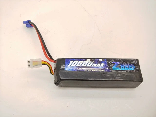 Zeee 4S LiPo Battery 14.8V 6200mAh 80C With EC5 Connector, Hardcase For RC Cars, Trucks, Boats 1:8 1:10 1:6 1:5 1:4 - View #2