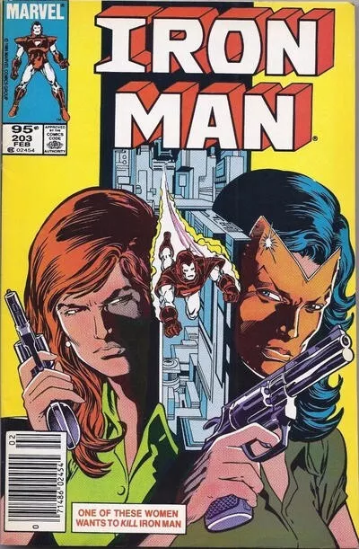 Iron Man, The Invincible #203 Marvel Comics Canadian Newsstand 02/86 (VF 8.0)