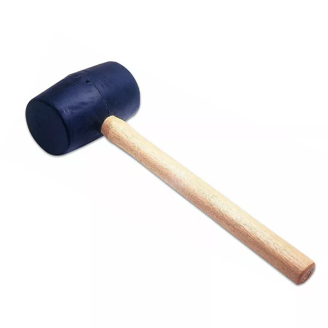 Marteau Tête en Caoutchouc Mallet Petit Maillet DIY Outils Maison Poignée Bois