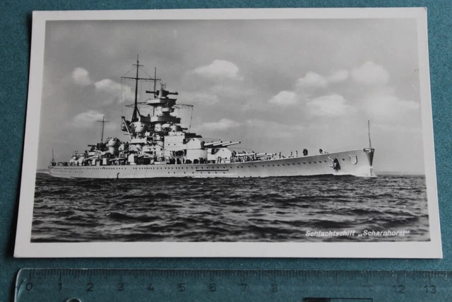 Copytec Patch Schlachtschiff Scharnhorst – 75x65 Mm, Klettrückseite | Deutsche Kriegsmarine Motiv Für Jacke & Uniform