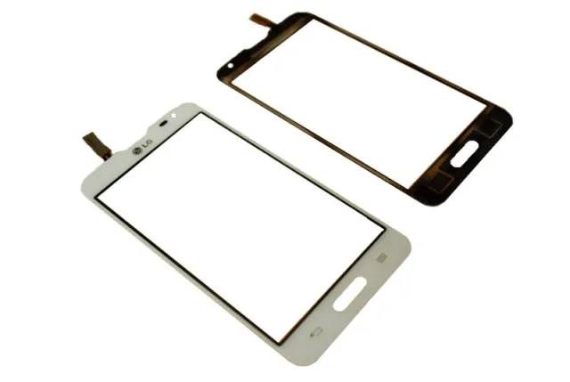 Original LG D320 N Optimus L70 Touch Screen LCD/Displayglas Cover Scheibe weiß