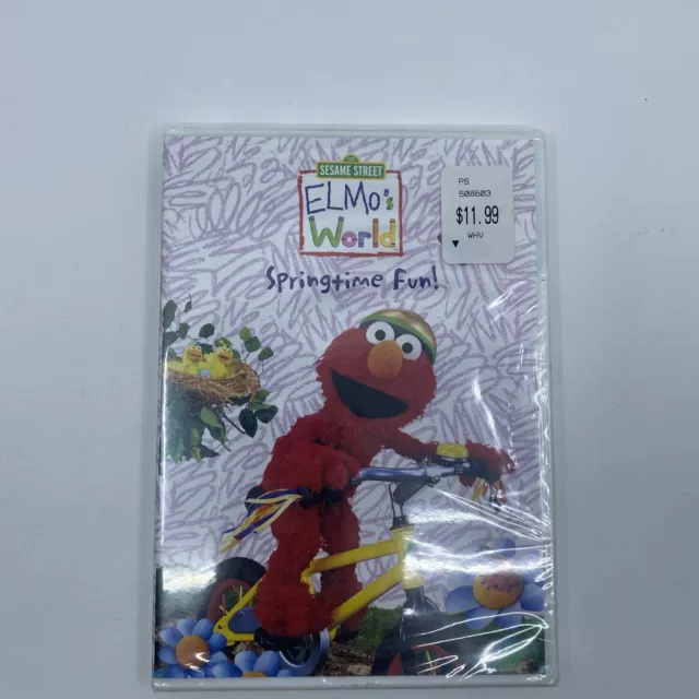 Sesame Street Elmo's World Springtime Fun (DVD) New Sealed Family Learning