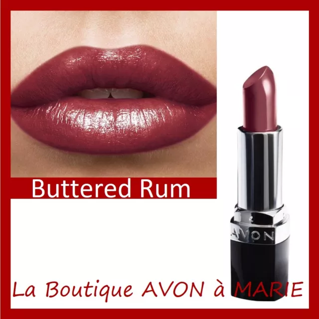 BUTTERED RUM Rouge à levres Crémeux AVON TRUE : Aux PIGMENTS auto-renouvelants