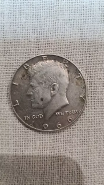 1966 Usa United States Of America - Kennedy Half Dollar  Moneta  Argento Silver