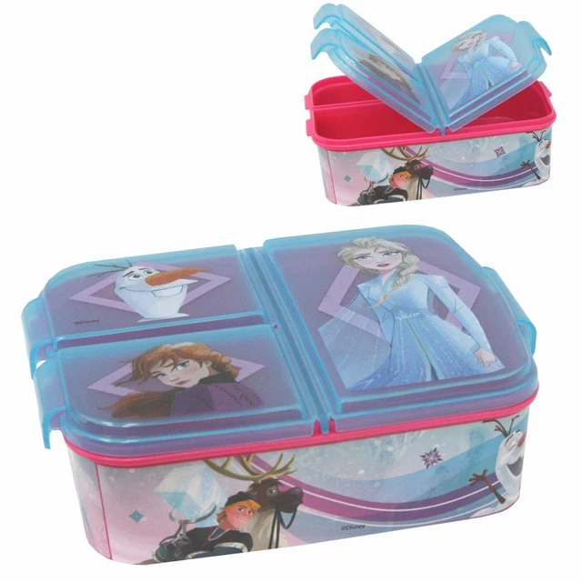 Brotdose Elsa | 3 getrennte Fächer | Disney Frozen II | Lunch to Go Vesper Dose