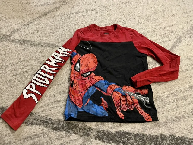 Marvel Spider-Man Long Sleeve Tshirt Boys Size 4/5 sm