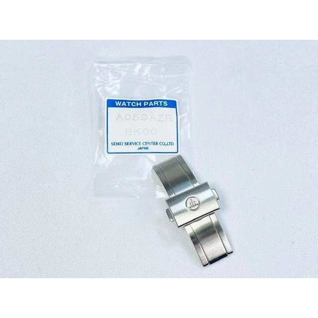 Fermoir Déploiement Seiko Authentique 18 Mm - Réf H07S12SA04 - Acier Inoxydable Argenté